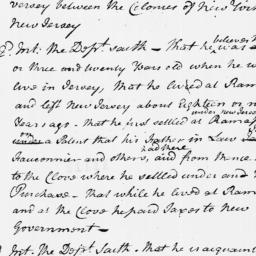 Document, 1769 August 28