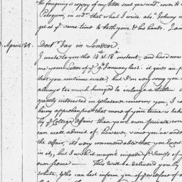 Document, 1763 April 18