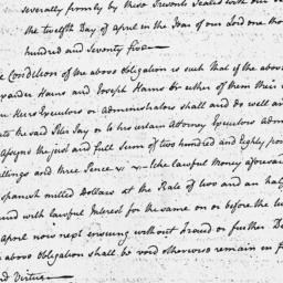 Document, 1775 April 12