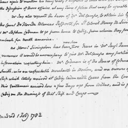 Document, 1782 February 1