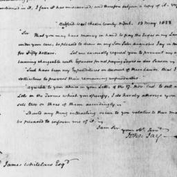 Document, 1822 July 22
