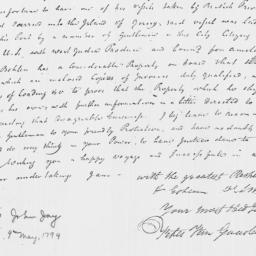 [Document, 1794 May 09]