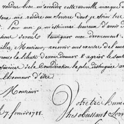 [Document, 1788 February 07]