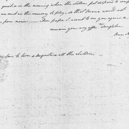 [Document, 1820 November 03]