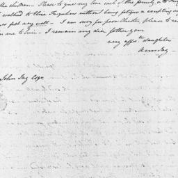 [Document, 1820 November 09]