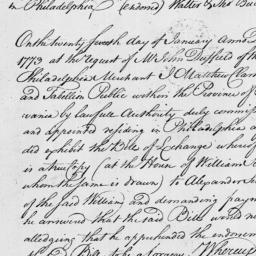 Document, 1773 January 27