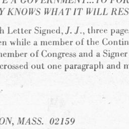 Document, 1776 July 6