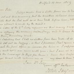 Document, 1809 November 13