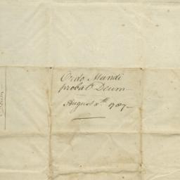 [Document, 1787 August 08]