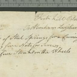 Document, 1783 October 27