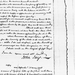 [Document, 1798 June 04]
